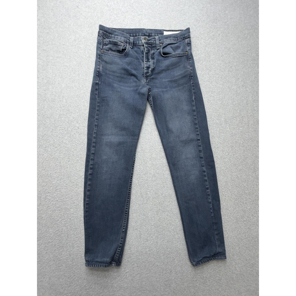 Rag & Bone Fit 2 Slim Jeans Mens 31 Blue Minna Med Wash Stretch Denim